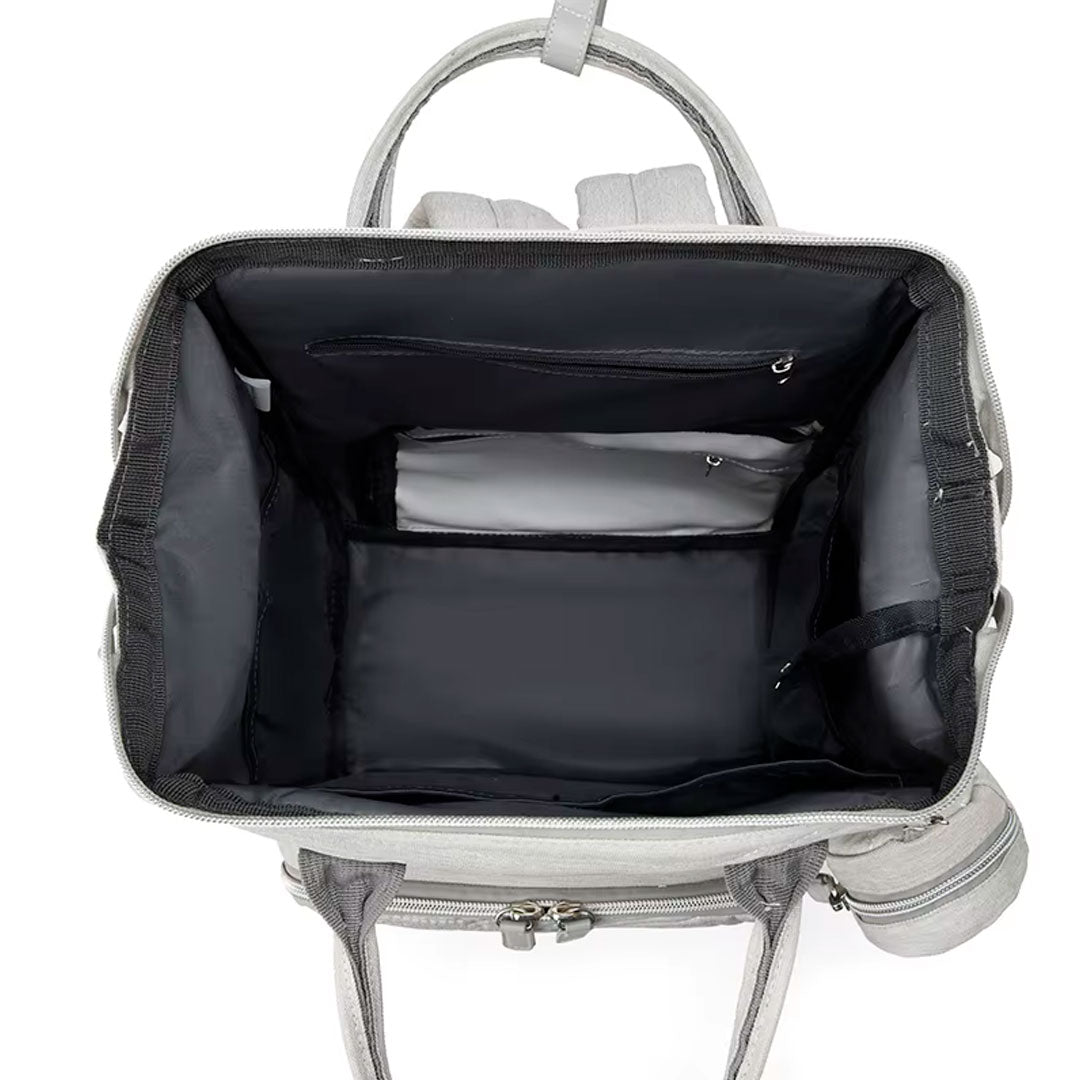 Pañalera morral multifuncional Estrellita Goodmum, de gran capacidad de almacenamiento, con divisiones internas, correas ergonómicas ajustables, hecha en tela de gran calidad