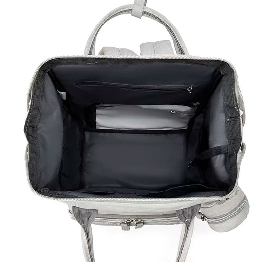 Pañalera morral multifuncional Estrellita Goodmum, de gran capacidad de almacenamiento, con divisiones internas, correas ergonómicas ajustables, hecha en tela de gran calidad