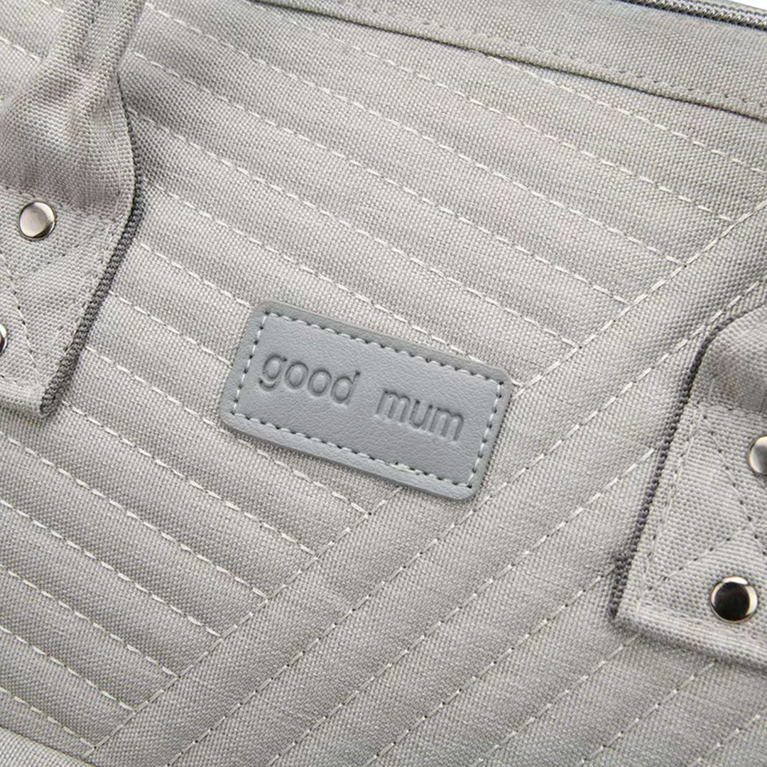 Pañalera morral multifuncional Estrellita Goodmum, de gran capacidad de almacenamiento, con divisiones internas, correas ergonómicas ajustables, hecha en tela de gran calidad