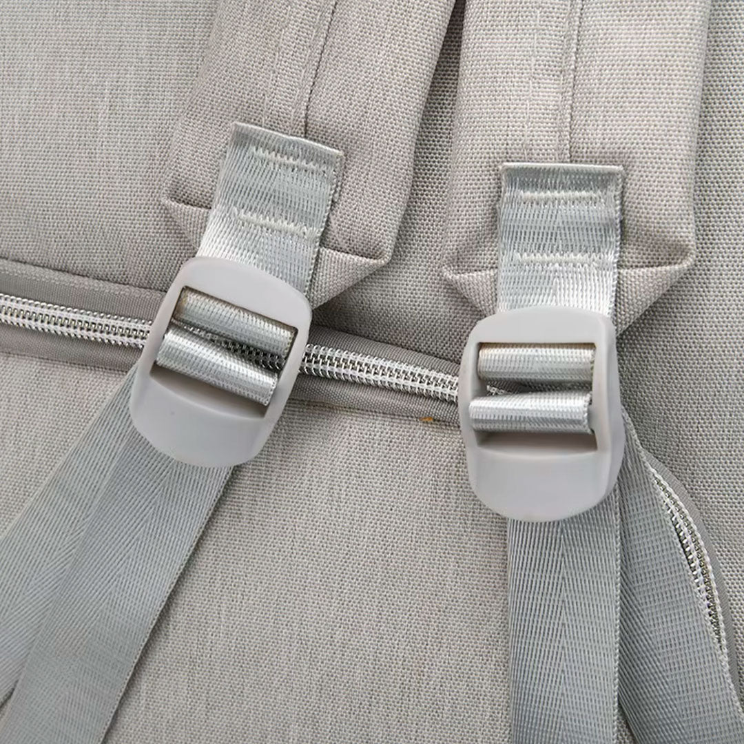 Pañalera morral multifuncional Estrellita Goodmum, de gran capacidad de almacenamiento, con divisiones internas, correas ergonómicas ajustables, hecha en tela de gran calidad