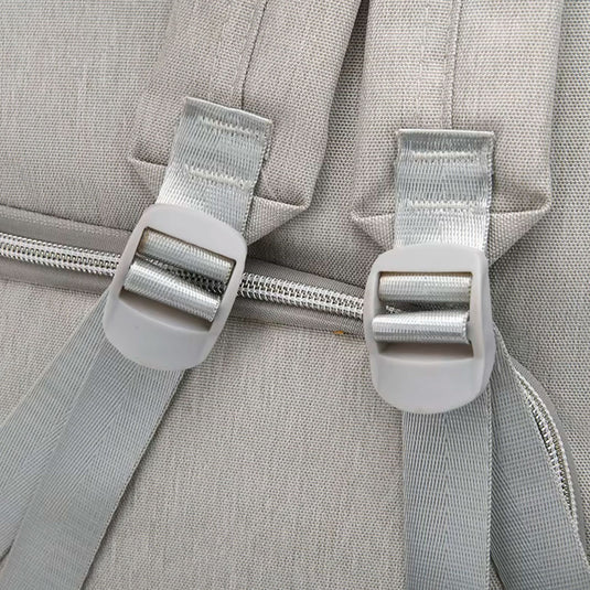 Pañalera morral multifuncional Estrellita Goodmum, de gran capacidad de almacenamiento, con divisiones internas, correas ergonómicas ajustables, hecha en tela de gran calidad