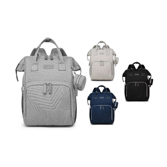 Pañalera morral multifuncional Estrellita Goodmum, de gran capacidad de almacenamiento, con divisiones internas, correas ergonómicas ajustables, hecha en tela de gran calidad