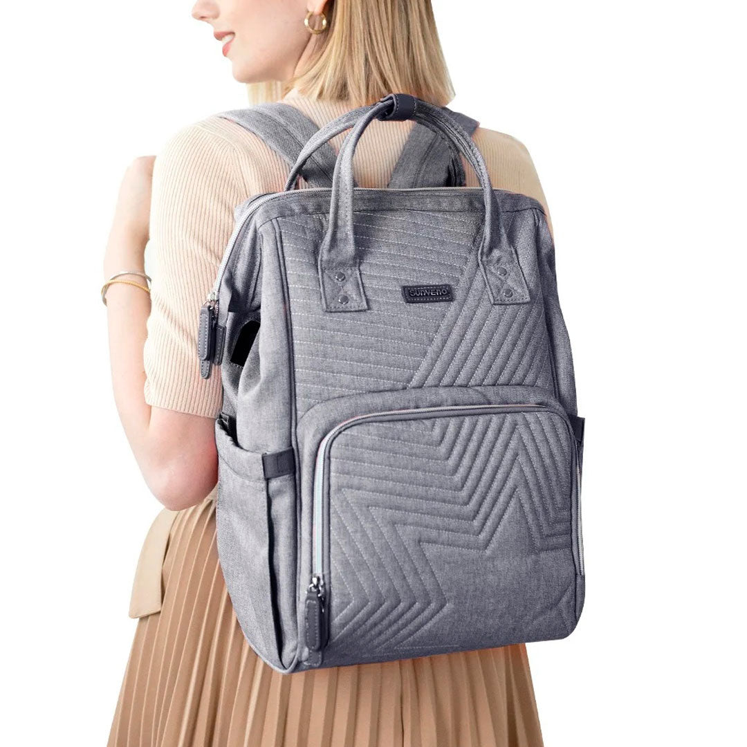 Pañalera morral multifuncional Estrellita Goodmum, de gran capacidad de almacenamiento, con divisiones internas, correas ergonómicas ajustables, hecha en tela de gran calidad