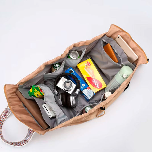 Pañalera multifuncional de viaje bolso-morral, desplegable como cuna, de gran capacidad, múltiples compartimientos, hecha en material de calidad impermeable