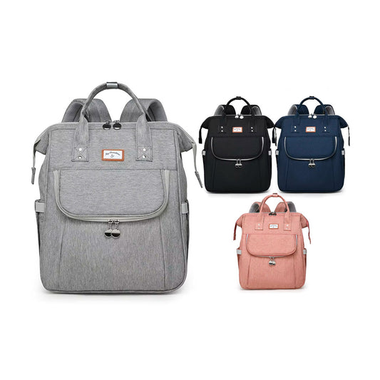 Pañalera My Sunshine tipo morral con cambiador trasero, bolso multifuncional, de gran capacidad de almacenamiento, con bolsillos térmicos