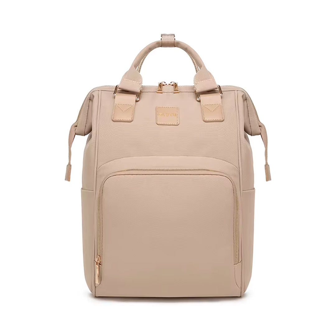 Pañalera morral Qixitu multifuncional de múltiples bolsillos, de buena capacidad de almacenamiento, varias divisiones de compartimientos para organizar, con bolsillos térmicos para teteros