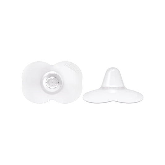 Pezoneras mariposa en silicona 100% libre de BPA, protectores de lactancia materna, con estuche para esterilizar y transportar, en material resistente y ligero, fáciles de asear - Dr Brown's