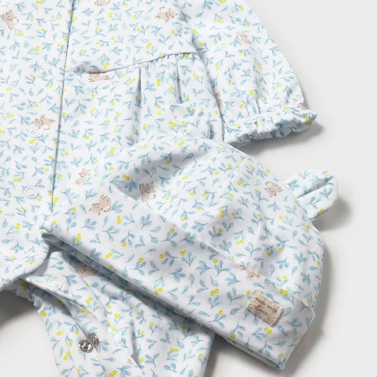 Pijama con diseño estampado y gorrito a juego - Mayoral