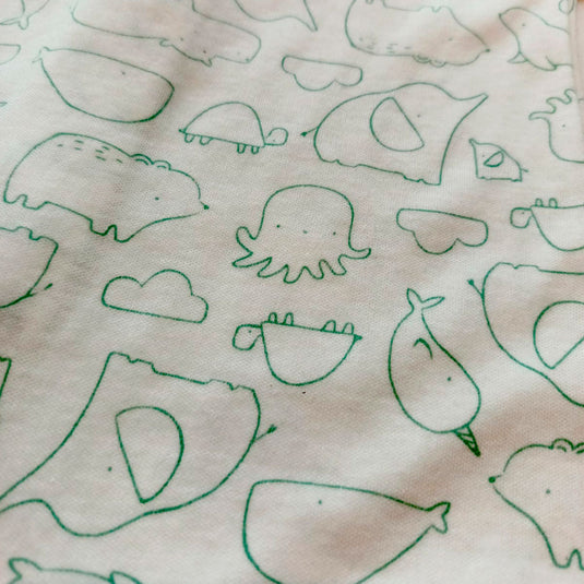 Pijama estampada para bebé, pijama de cuello redondo para recién nacido, con manga larga, en estilo cuerpo completo o dos piezas camiseta pantalón - EMEBE