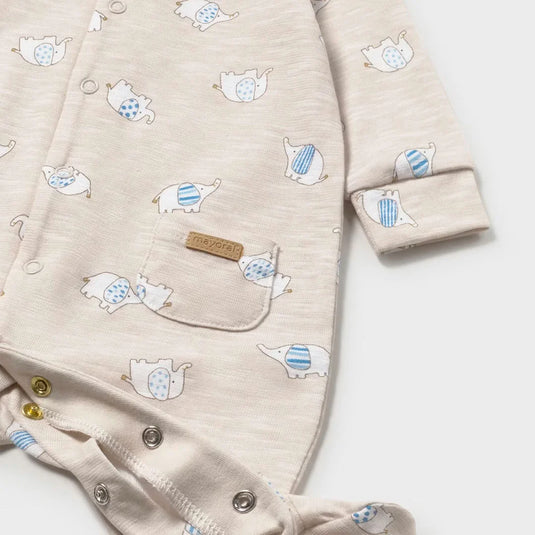 Pijama manga larga con gorro y diseño estampado - Mayoral