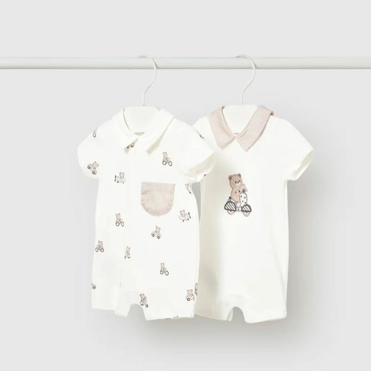 Pijama enteriza manga corta con diseño estampado - Mayoral