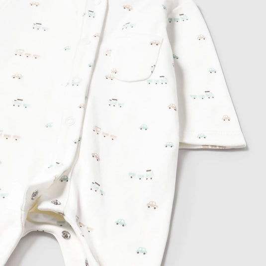 Pijama mameluco manga larga con diseño estampado, cuello redondo, cierre con botones a presión en la parte delantera, botones a presión en la entrepierna para facilitar la puesta de la prenda, diseño estampado - Mayoral