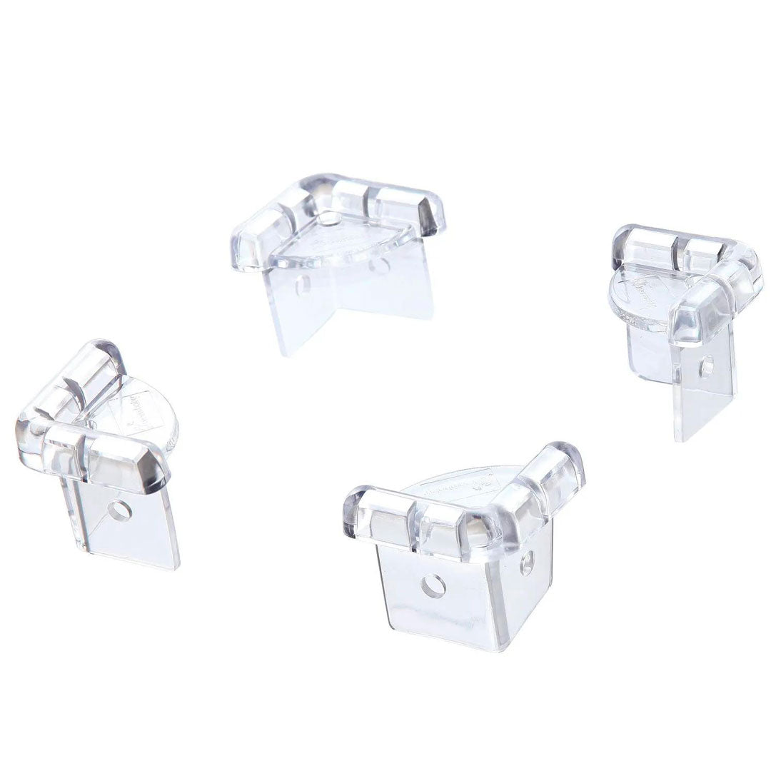 Paquete x4 protectores de esquinas para mesas, ideal para las esquinas agudas, fácil de instalar, diseño extrafuerte, material resistente no tóxico, con respaldo adhesivo - DreamBaby