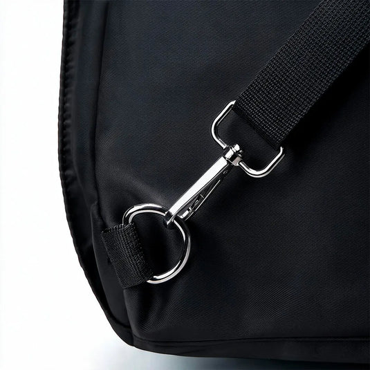 Pañalera bolso de mamá de gran capacidad, con panel tejido, cambiador, portachupos y correa de hombro.