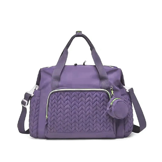 Pañalera bolso de mamá tipo bandolera de gran capacidad, multifuncional, ligera y con correa para el coche, disponible en varios colores