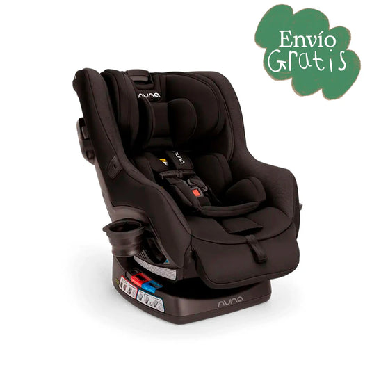 Silla de seguridad para carro RAVA, de inclinación y reposacabezas ajustables, fácil instalación, portavasos, de tela transpirable, con certificación - Nuna