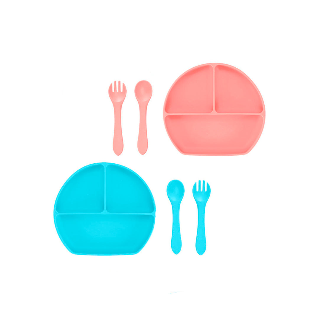 Set vajilla en silicona 3pz