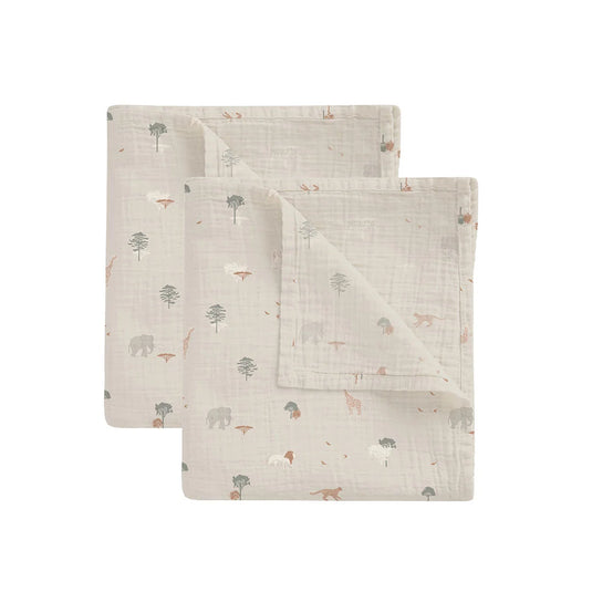 Set x2 gasitas de 60x60cm para bebés, muselinas en fibra bambú, tejido fresco, ligero y suave ideal para toda ocasión - Bimbidreams