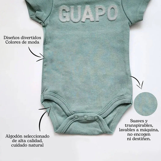 Set x3 mamelucos con diseños estampados, cómoda capa base ideal para combinar con pantalones, shorts o incluso debajo de la ropa, hechos en material hipoalergénico suave al contacto con la piel, ideales para el uso diario - RabbitBear - Cocco Semana 2026