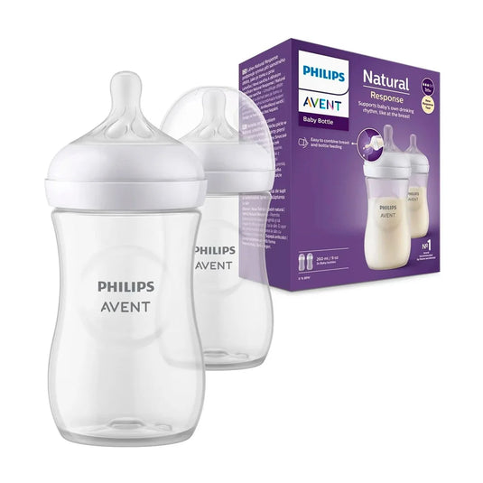 Set x2 teteros 9oz / 260ml Natural Response - Philips Avent