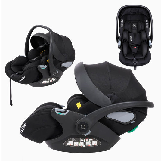 Coche Yoyo3 travel system + portabebés Kidilo y base con sistema isofix + adaptadores, instalación sin herramientas, desde recién nacido hasta 4 años - Stokke & Kidilo