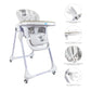 Silla comedor infantil con altura graduable, reclinado y bandeja ajustable - PRIORI