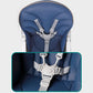 Silla comedor de lujo para bebé de 6 a 36 meses, plegable, asiento acolchado, altura y posiciones ajustables