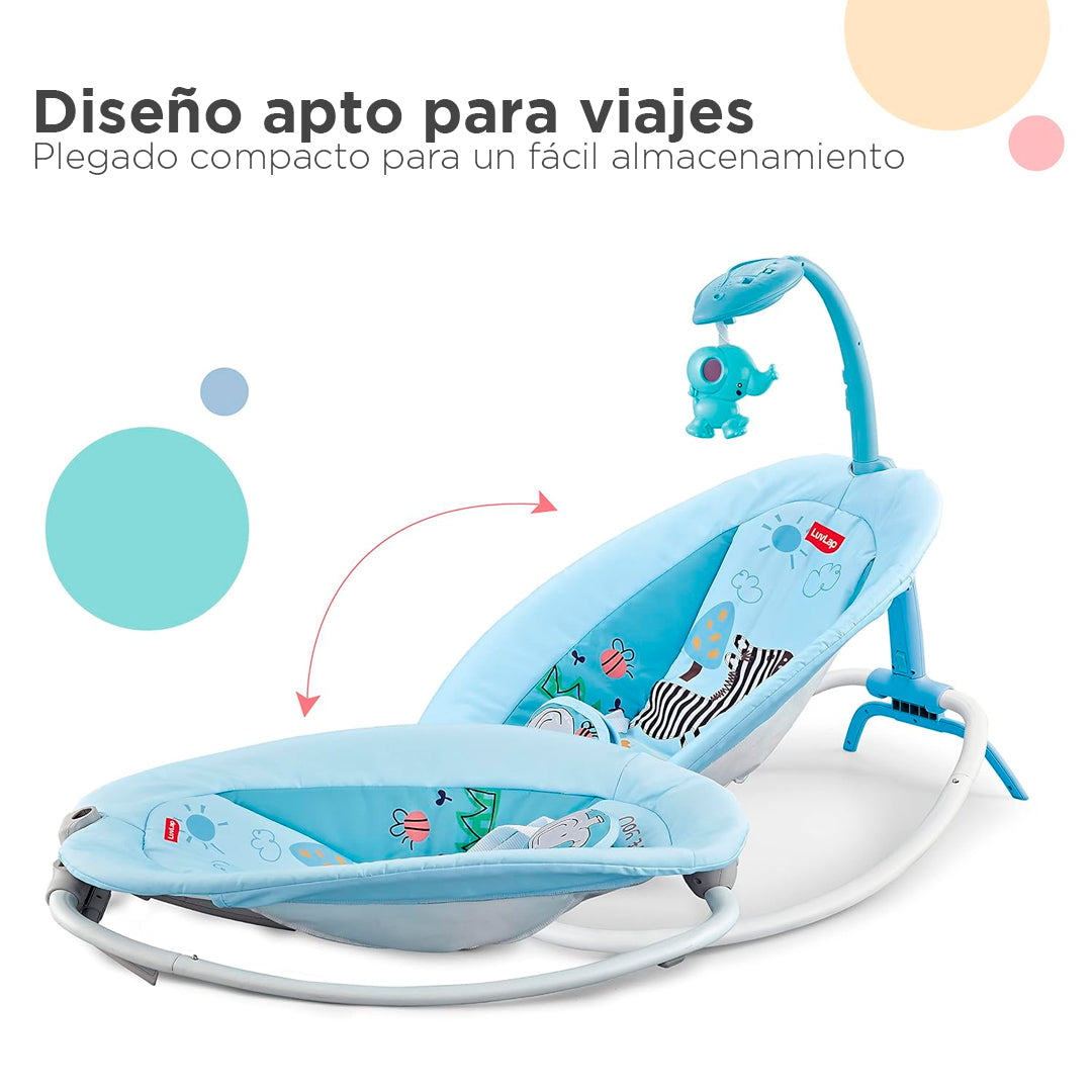 Silla mecedora eléctrica para bebé con melodías, control remoto y vibr –  cocco & lolo