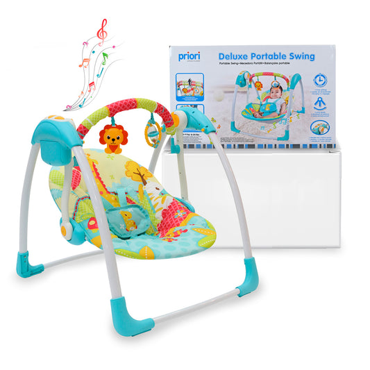 Silla mecedora eléctrica, columpio eléctrico para bebé, velocidades y sonidos - Priori