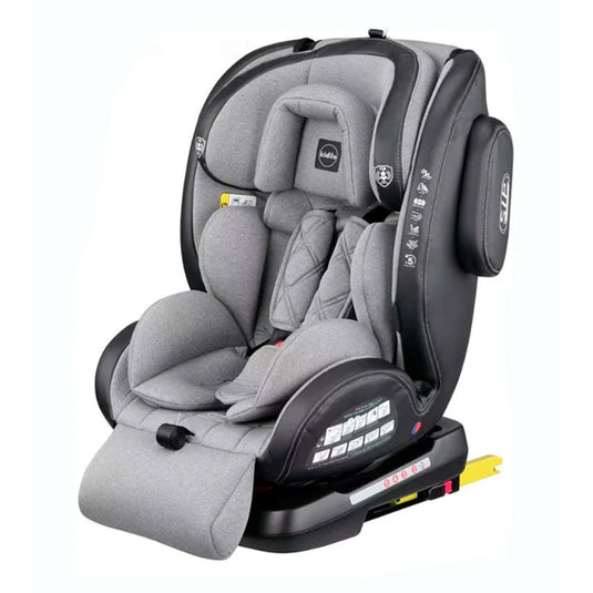 Silla para carro 360° para bebé de 0-38 kg Isofix, con sistema de giro completo, reposacabezas regulable y sus múltiples inclinaciones, sistema de Fijación Isofix para Grupo 0/1/2/3 (0-38 kg) – Kidilo