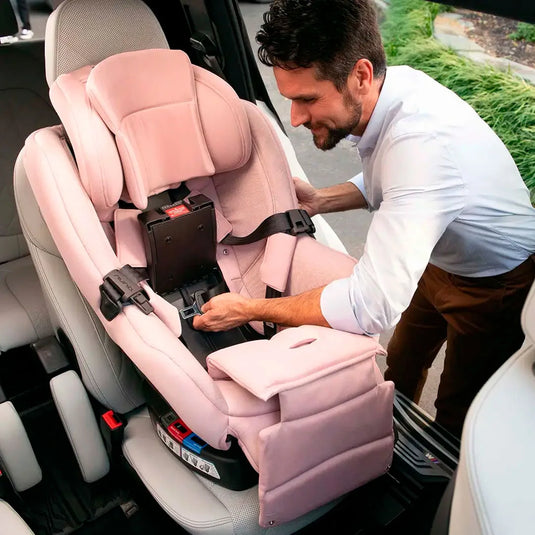 Silla de seguridad para carro RAVA, de inclinación y reposacabezas ajustables, fácil instalación, portavasos, de tela transpirable, con certificación - Nuna