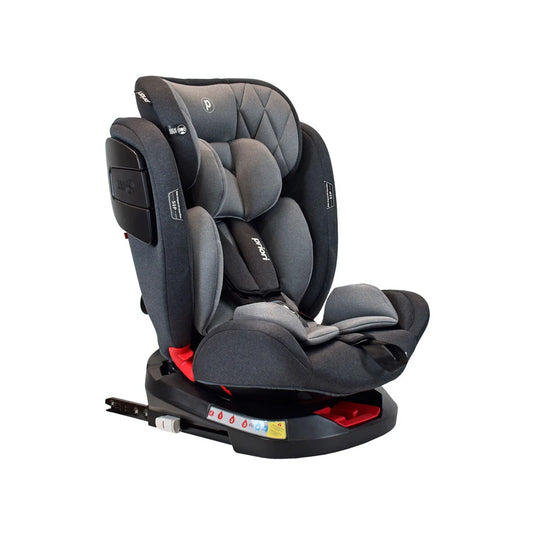 Silla de seguridad Twist para Carro Grupo 0,1,2 y 3 con sistema Isofix, con resistencia de hasta 36kg aprox, con posiciones de reclinado y almohadilla ajustable en altura, arnés de seguridad en 5 puntos - Priori