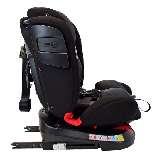 Silla de seguridad Twist para Carro Grupo 0,1,2 y 3 con sistema Isofix, con resistencia de hasta 36kg aprox, con posiciones de reclinado y almohadilla ajustable en altura, arnés de seguridad en 5 puntos - Priori