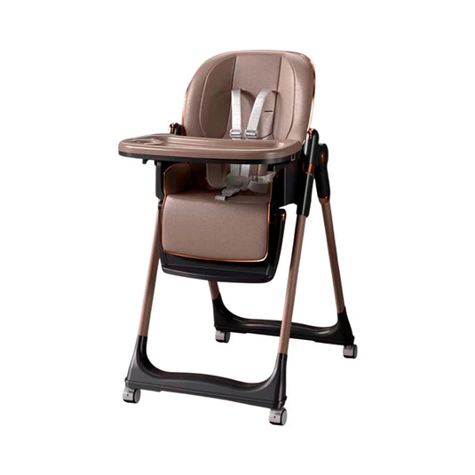 Silla comedor alta multifuncional para bebé, de altura y bandeja ajustable, con sistema de plegado para fácil guardado, cómoda, hecha de materiales resistentes