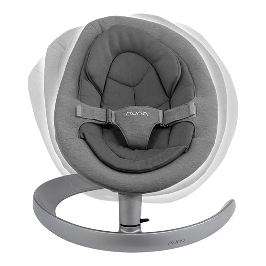 Silla mecedora con exclusivo balanceo sin motor LEAF™ GROW, tres posiciones de reclinado ergonómicas, elegante diseño holandés, acompaña el crecimiento de tu bebé, barra de juguetes extraíble, certificado OEKO-TEX® y GOTS - Nuna