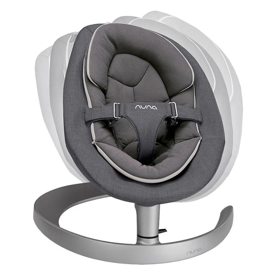 Silla mecedora con exclusivo balanceo sin motor LEAF™ GROW, tres posiciones de reclinado ergonómicas, elegante diseño holandés, acompaña el crecimiento de tu bebé, barra de juguetes extraíble, certificado OEKO-TEX® y GOTS - Nuna