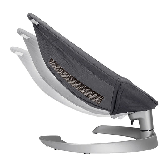 Silla mecedora con exclusivo balanceo sin motor LEAF™ GROW, tres posiciones de reclinado ergonómicas, elegante diseño holandés, acompaña el crecimiento de tu bebé, barra de juguetes extraíble, certificado OEKO-TEX® y GOTS - Nuna