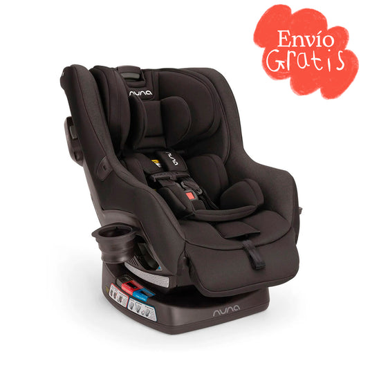 Silla de seguridad para carro RAVA, de inclinación y reposacabezas ajustables, fácil instalación, portavasos, de tela transpirable, con certificación - Nuna