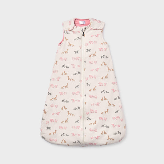 Sleeping bag con diseño estampado animalitos para bebé, saco de dormir para mantener abrigado de forma segura, tirantes regulables a diferentes alturas y bajo ajustable con botones, cierre con cremallera - Mayoral