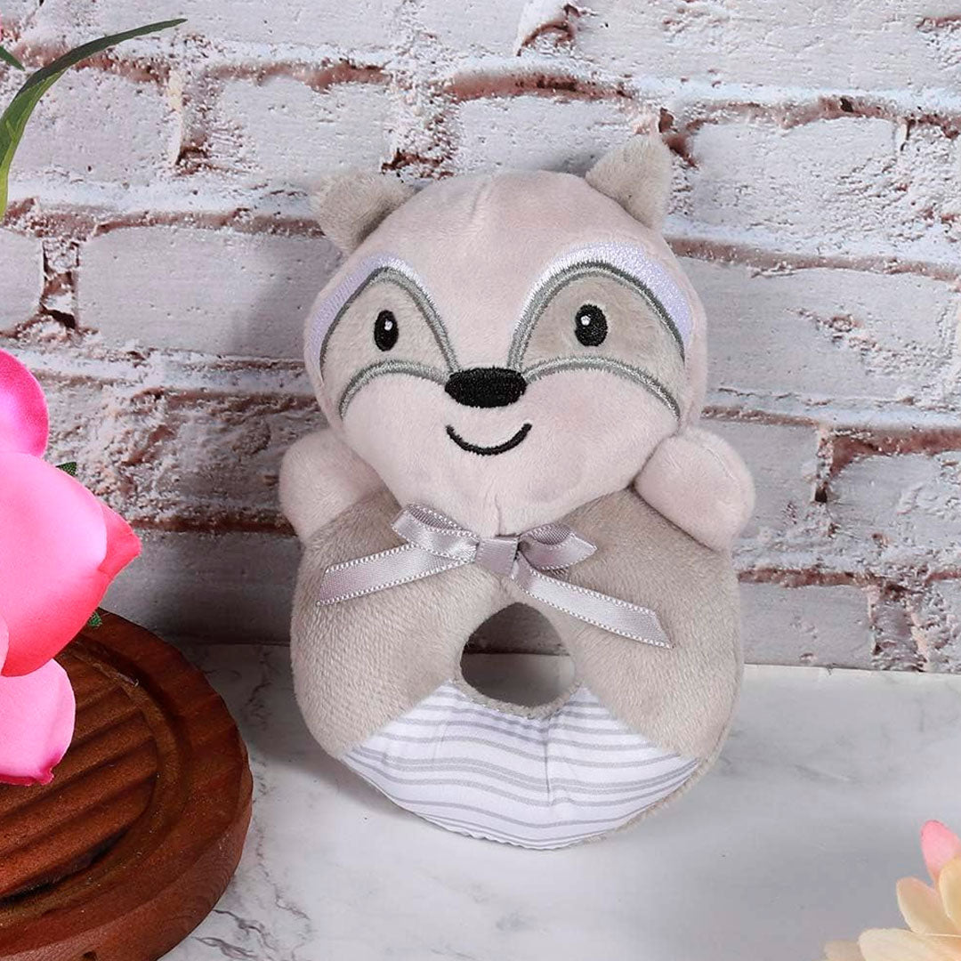 Sonajero de peluche chillón para bebé, ideal para recién nacido por su pequeño tamaño, dvertidos diseños de animales, de fácil agarre para tu bebé