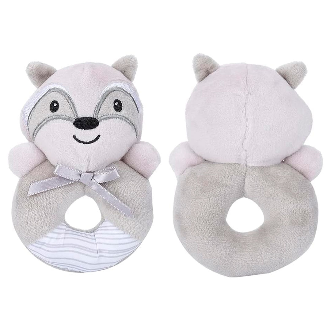 Sonajero de peluche chillón para bebé, ideal para recién nacido por su pequeño tamaño, dvertidos diseños de animales, de fácil agarre para tu bebé