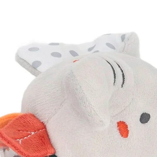Sonajero largo con diseño de animales para bebés, juguete en forma de animalito de peluche, colores vibrantes y diseños adorables, del tamaño idea para las manos del bebé, hechos en material antialérgico