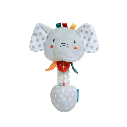 Sonajero largo con diseño de animales para bebés, juguete en forma de animalito de peluche, colores vibrantes y diseños adorables, del tamaño idea para las manos del bebé, hechos en material antialérgico
