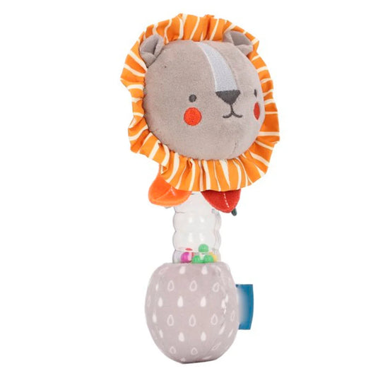 Sonajero largo con diseño de animales para bebés, juguete en forma de animalito de peluche, colores vibrantes y diseños adorables, del tamaño idea para las manos del bebé, hechos en material antialérgico