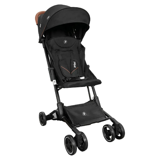Coche paseador ultracompacto Clik It para bebé, ligero y plegable, apto para cabina de avión, con arnés de 5 puntos y reclinación múltiple - Priori