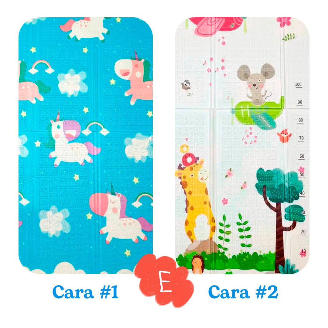 Tapete didáctico de gateo, tapete de juego plegable de espuma, portátil