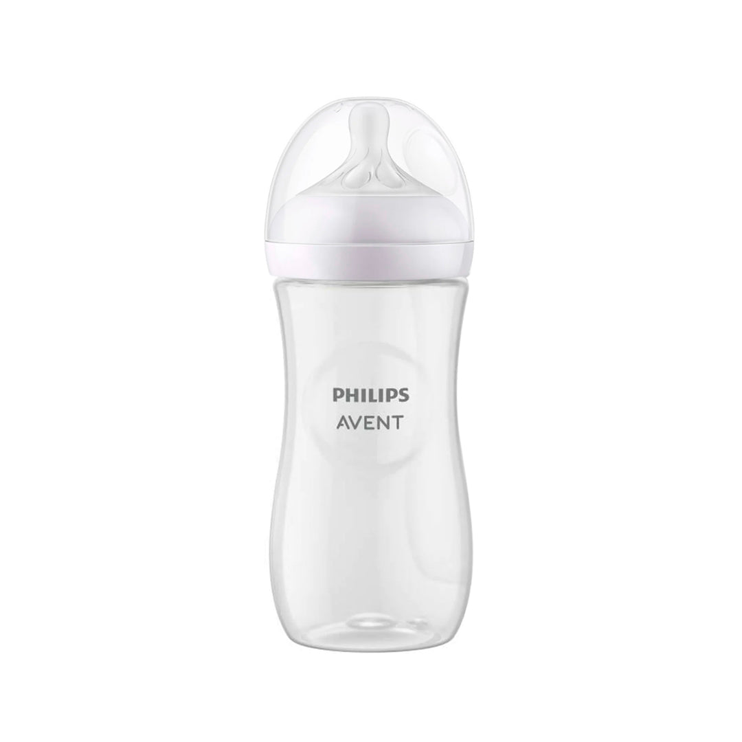 Tetero 11oz, válvula anticólicos, diseño antigoteo - Philips Avent Natural Response