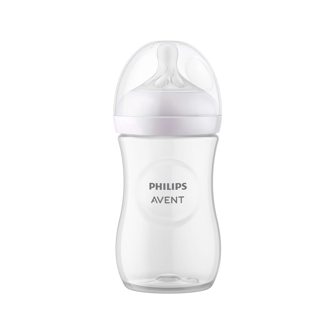 Tetero 9oz, válvula anticólicos, diseño antigoteo - Philips Avent Natural Response