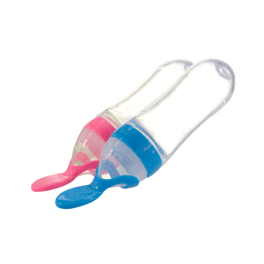 Tetero exprimible con cuchara en silicona para bebé - OnlyBaby