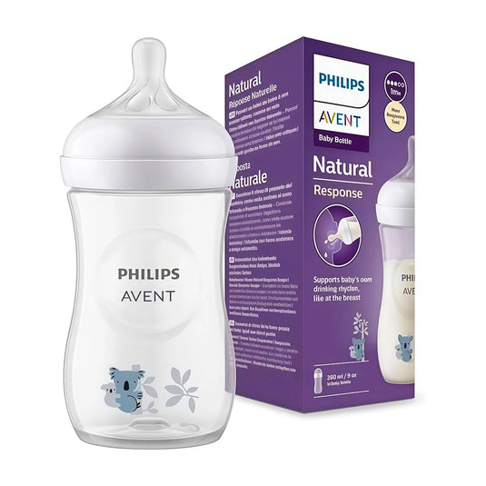 Tetero 9oz Natural Response decorado Koalas - Philips Avent